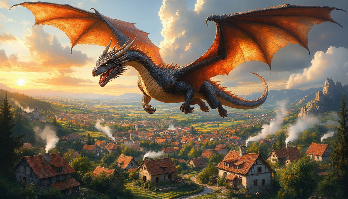 Европейцы верили, что драконы сохранились в Китае.