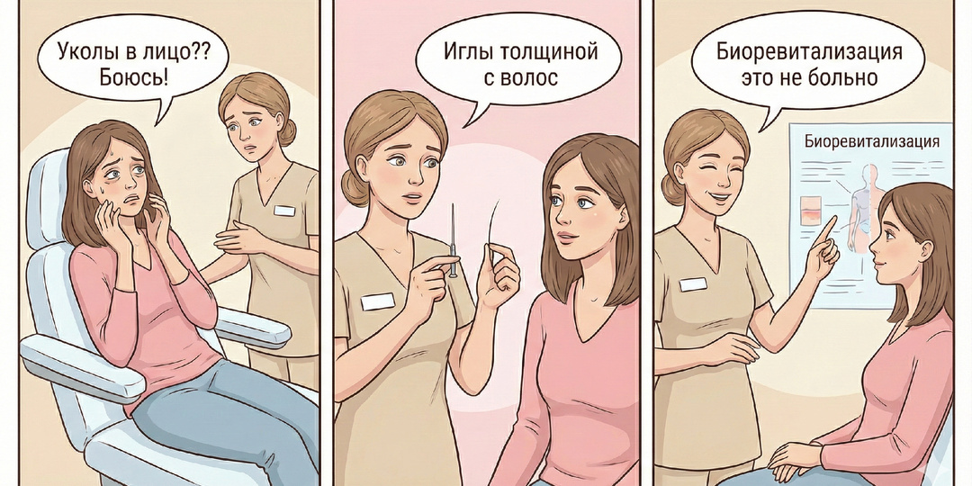 Биоревитализация: глубокое увлажнение кожи и разглаживание мелких морщин. Как работает? Рассказываем в историях