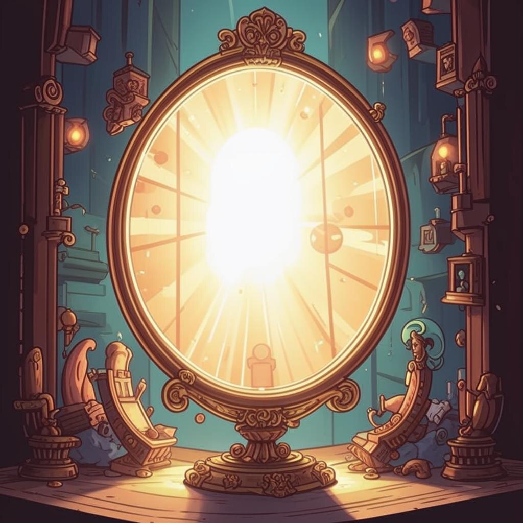 зеркало ожиданий._Kandinsky 3.1