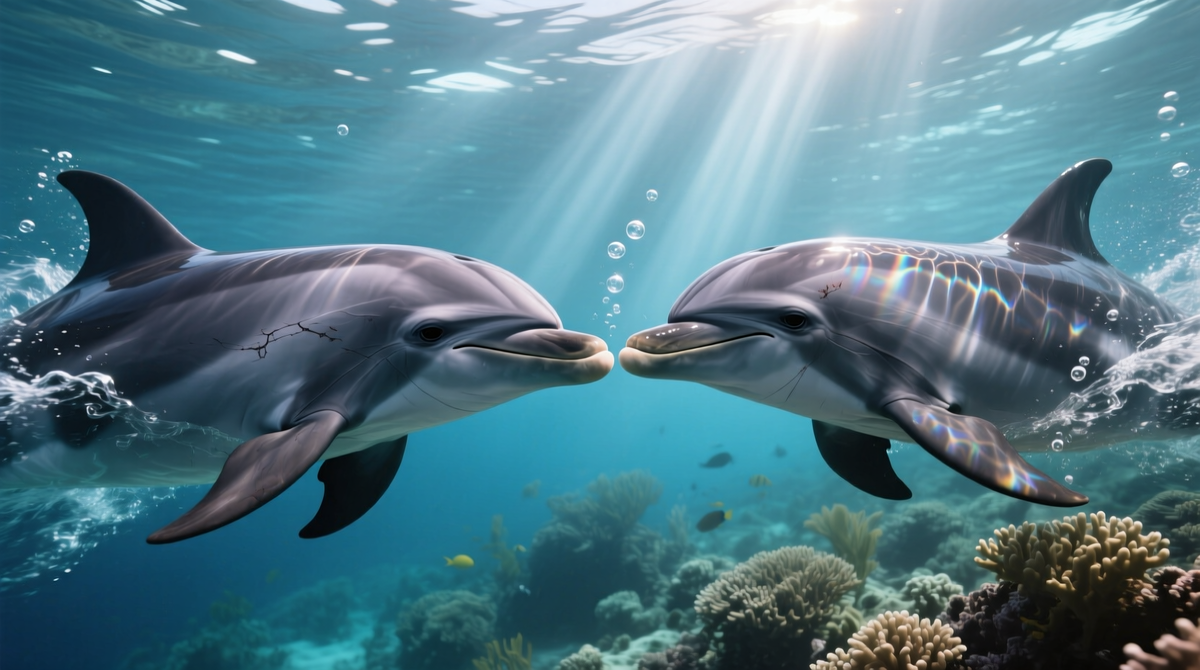 Дельфины формируют многоуровневые альянсы для контроля территории. Их общение — это сложный язык жестов и звуков, а не человеческие понятия добра и зла.