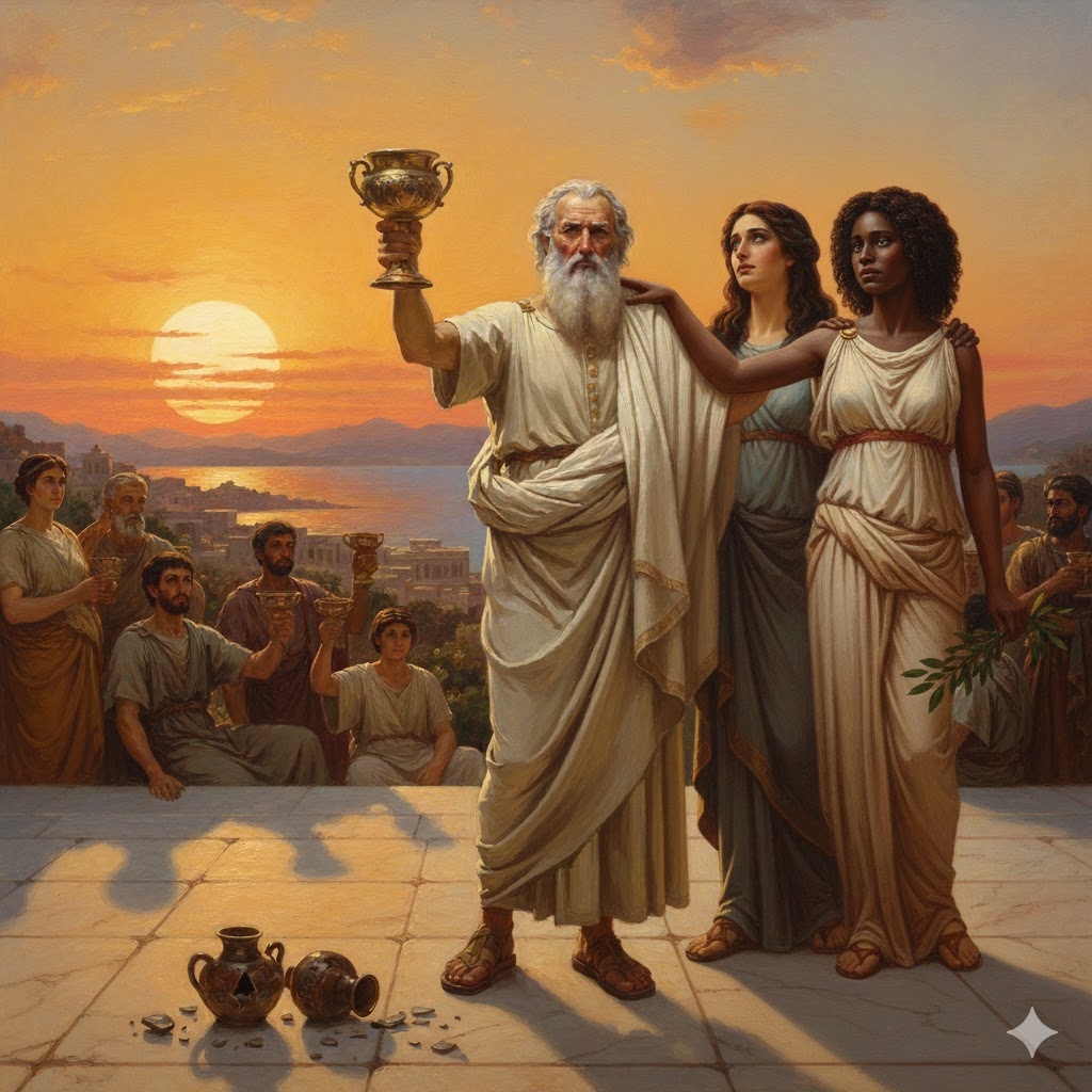 "Триумф Клеофрада", иллюстрация создана сетью Джемини