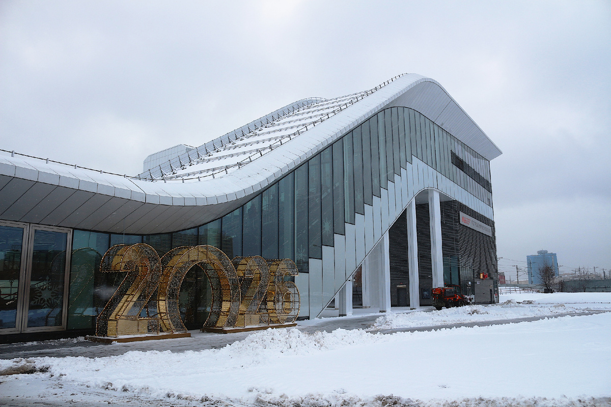 Вид на конкорс Петровско-Разумовской МЦД-1 в декабре 2025 года, фото автора