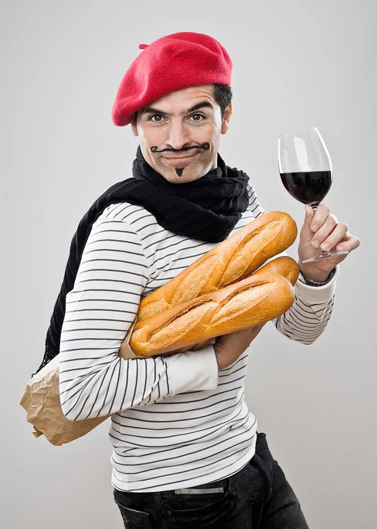 Стереотипный француз. Источник: studierendenwerk-mainz.de