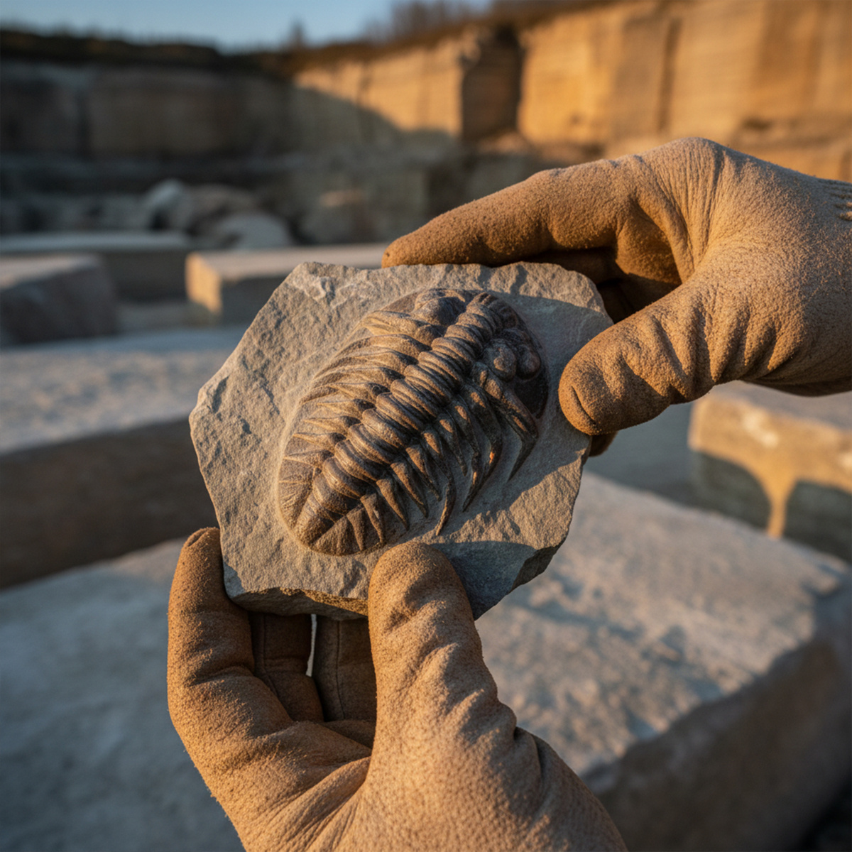 Поиск окаменелостей в Ленобласти