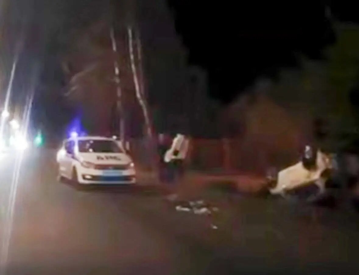    Фото: скриншот видео телеграм-канала Мегаполис | ДТП и ЧП | Санкт-Петербург | Питер