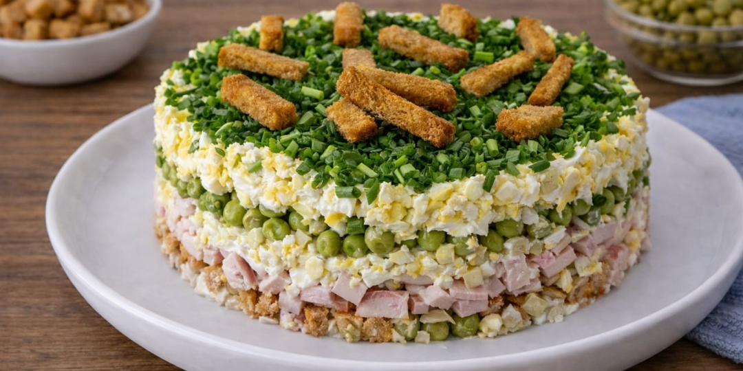 Каждый год 31 декабря готовлю такой салат, все гости от него просто без ума. Рецепт салата «На траве дрова» вкусно и просто