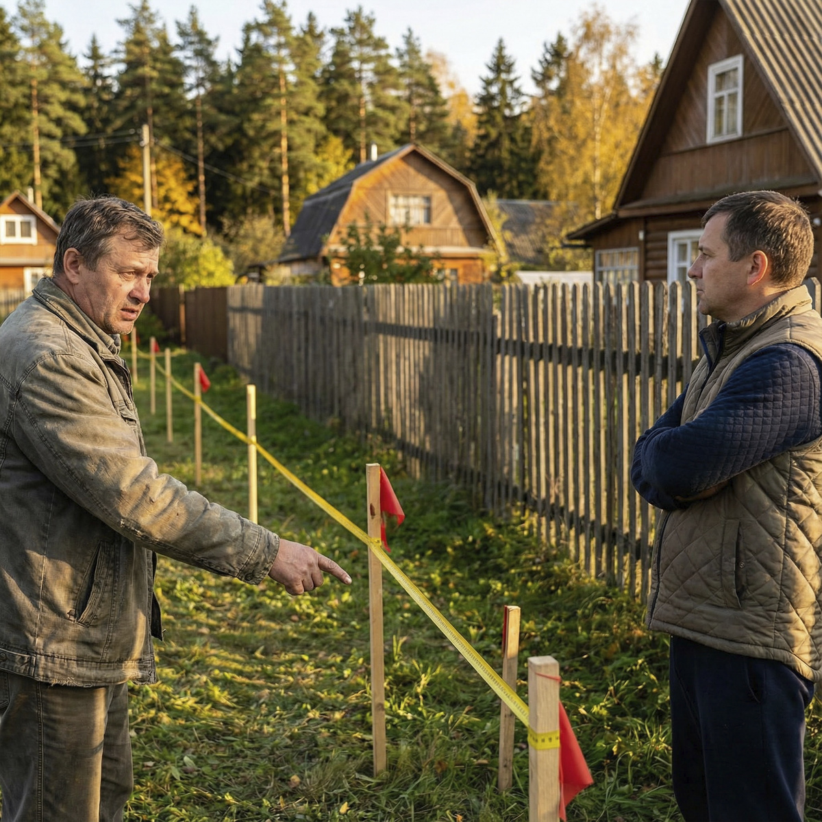 Сосед захватил 2 метра вашей земли