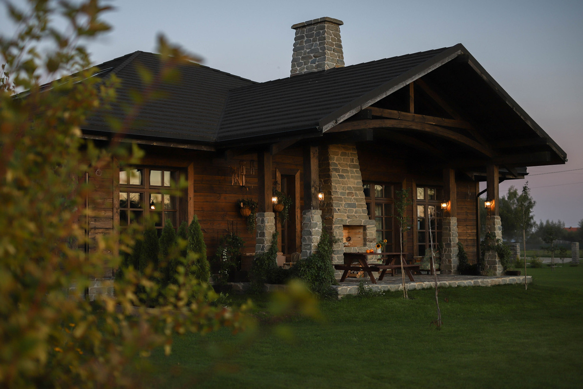 Один из наших домов, построен в 2014 году под Варшавой