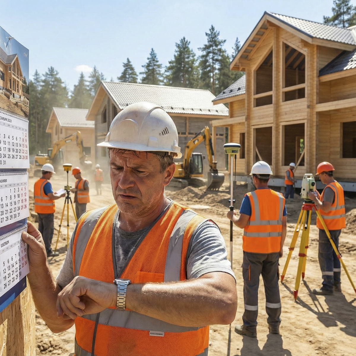 Летний бум строительства