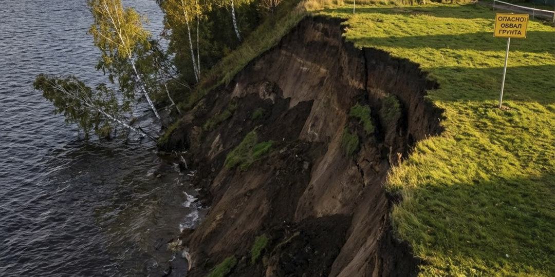 3 признака, что на вашем берегу скоро случится оползень