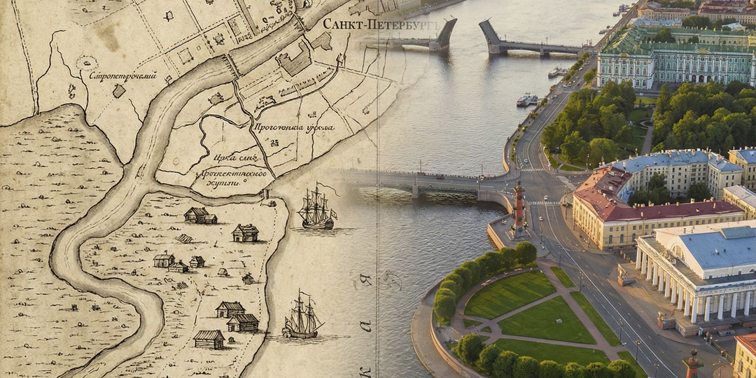 От болота до гранита: что случилось с берегами Невы за три века