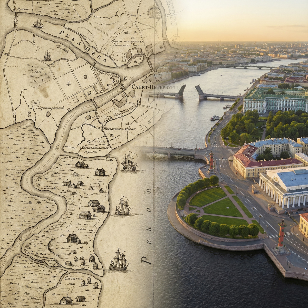 Старые карты Петербурга