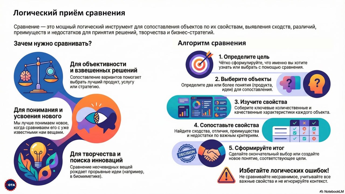 Пример инфографики, сделанной NotebookLM 