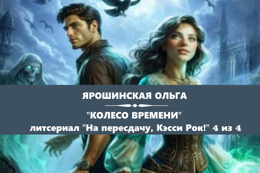 Ярошинская Ольга литсериал "Колесо времени". "На пересдачу, Кэсси Рок!". Картинка с сайта: https://www.litres.ru/series/koleso-vremeni-866275/