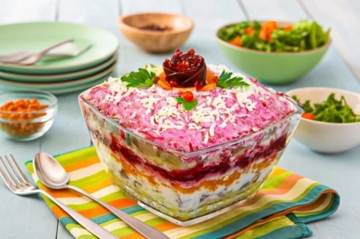    «Слезть» с салатов.