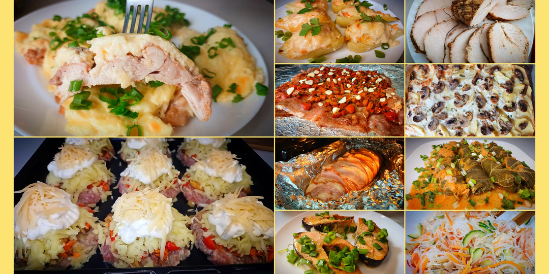 Вкусные идеи для новогодних праздников. Горячее и закуски.