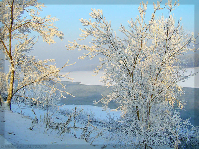 1. Полынья в Томи © NickFW.ru - 23.12.2005г.