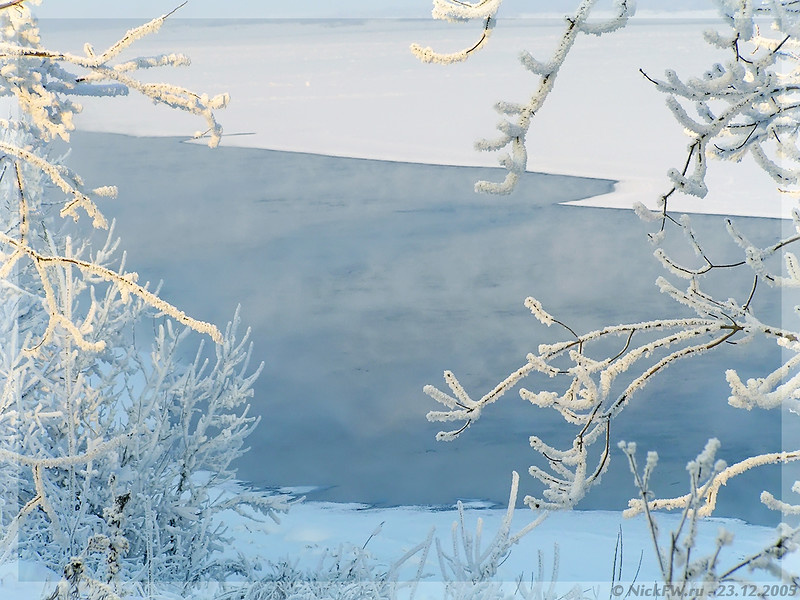 2. Полынья в Томи © NickFW.ru - 23.12.2005г.