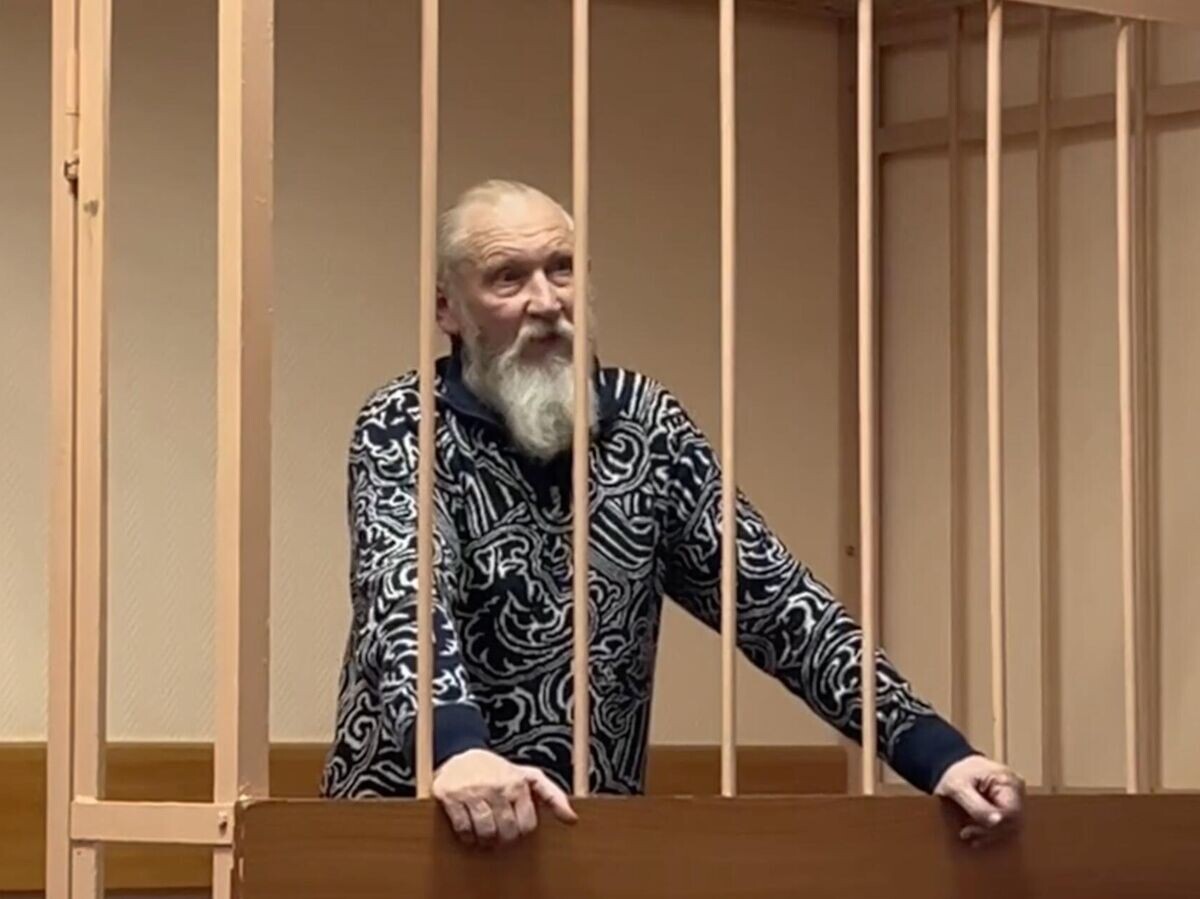    Михаил Глущенко во время последнего слова в Приморском районном суде Санкт-Петербурга. Кадр видео | © Объединенная пресс-служба судов Санкт-Петербурга