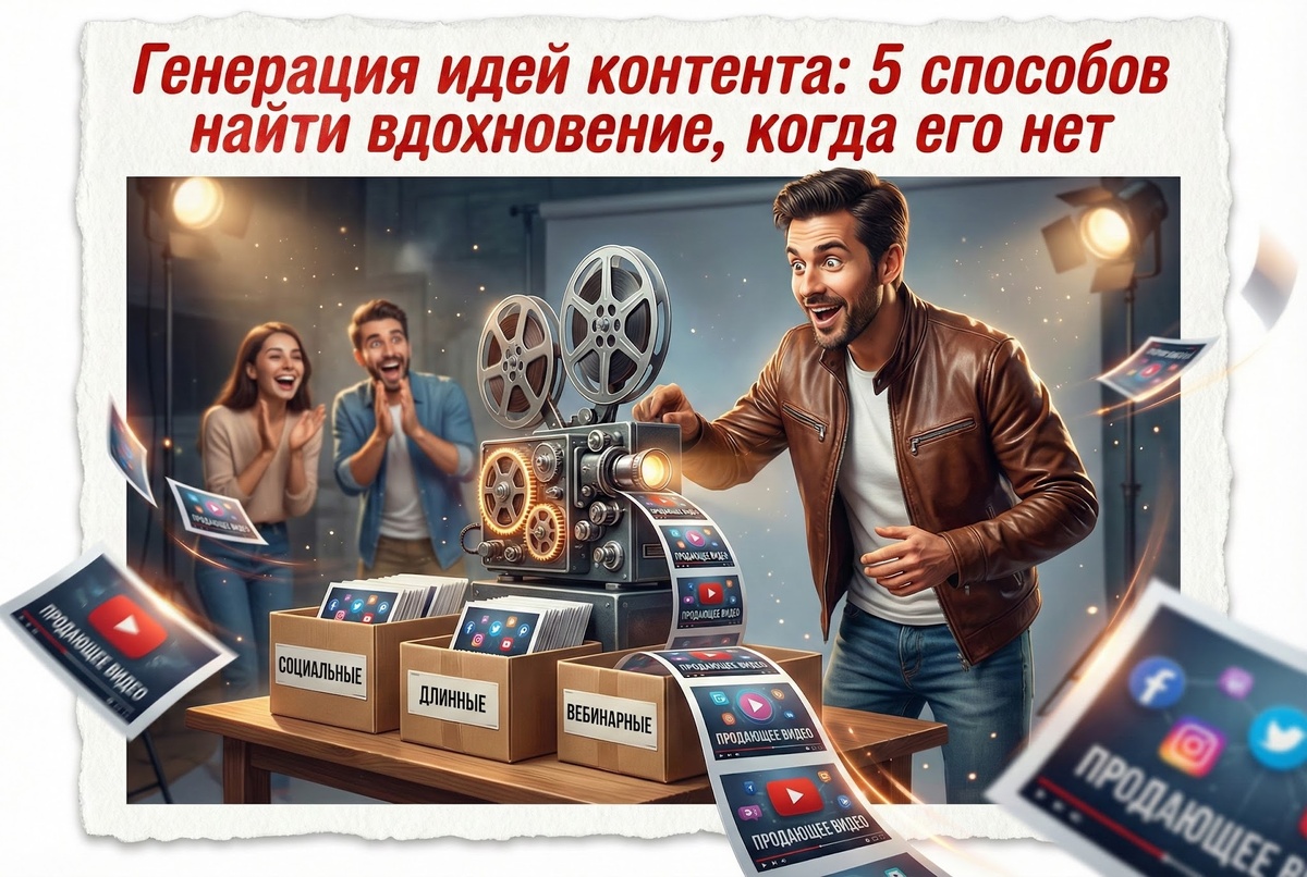    5 способов найти вдохновение для контента Евгений Прокушев