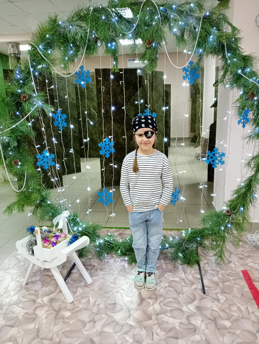 День рождения был в стиле пиратской вечеринки.