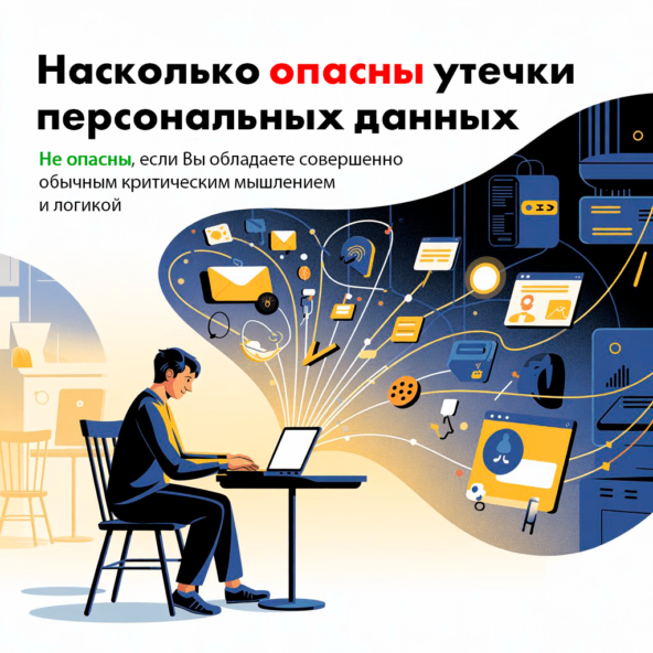 Если есть мозг, то утечки Ваших данных едва ли приведут к какой-то катастрофе!