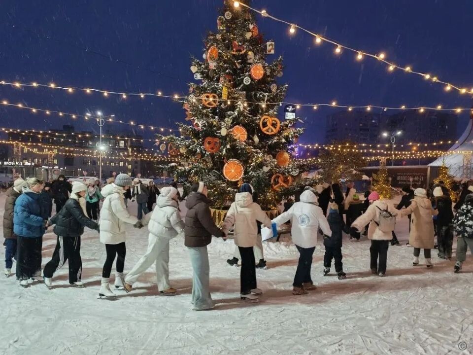    Открытие новогодних площадок в Барнауле. Источник: barnaul.org