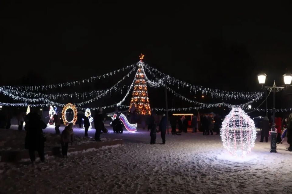   Открытие новогодних площадок в Барнауле. Источник: barnaul.org