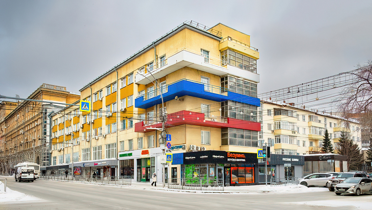 Жилой комплекс «Динамо» по адресу Красный проспект, 28. Новосибирск. Фотография - www.openmainphoto.ru