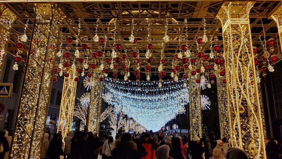    Улица Ленина в новогодние праздники становится одной из главных фотозон   atas.info