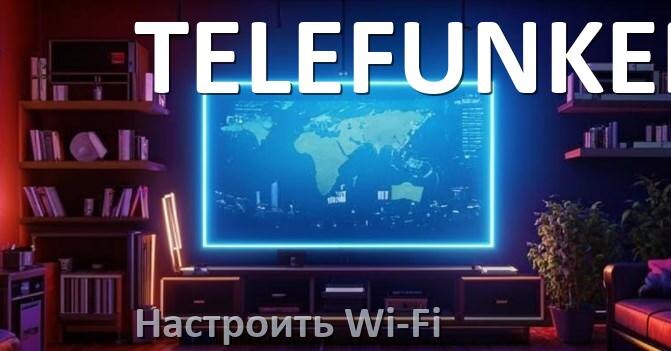 
Как подключить телевизор TELEFUNKEN к Wi-Fi роутеру и настроить интернет