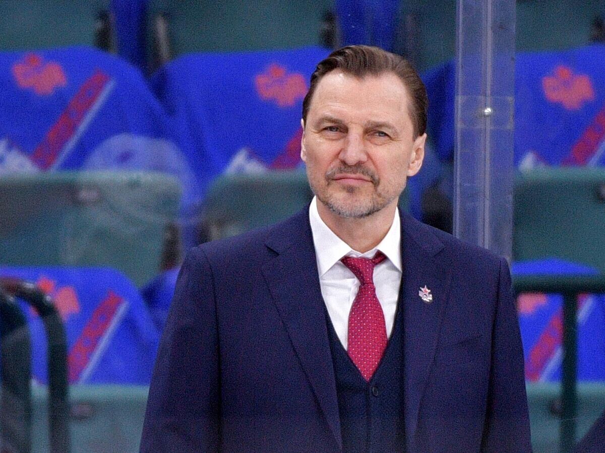   Главный тренер ЦСКА Сергей Федоров | © РИА Новости / Александр Гальперин