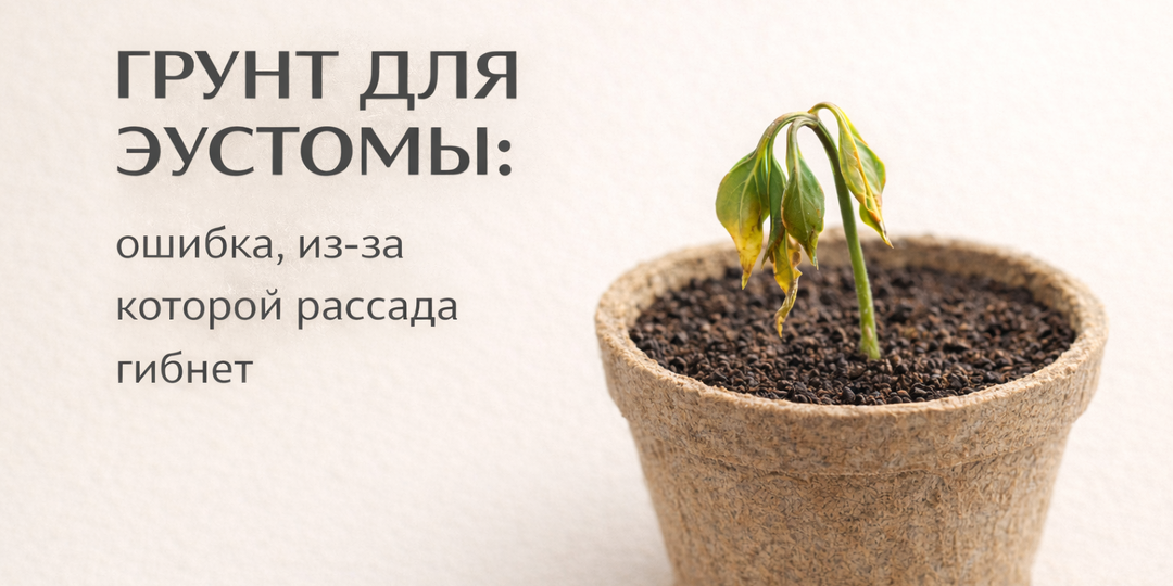 Грунт для эустомы: почему универсальный субстрат губит рассаду и как выбрать правильный