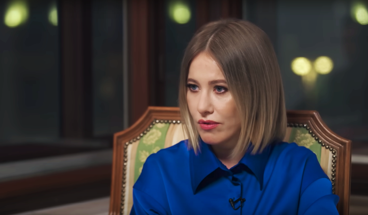    Ксения Собчак. Кадр: YouTube-канал "Осторожно Собчак"