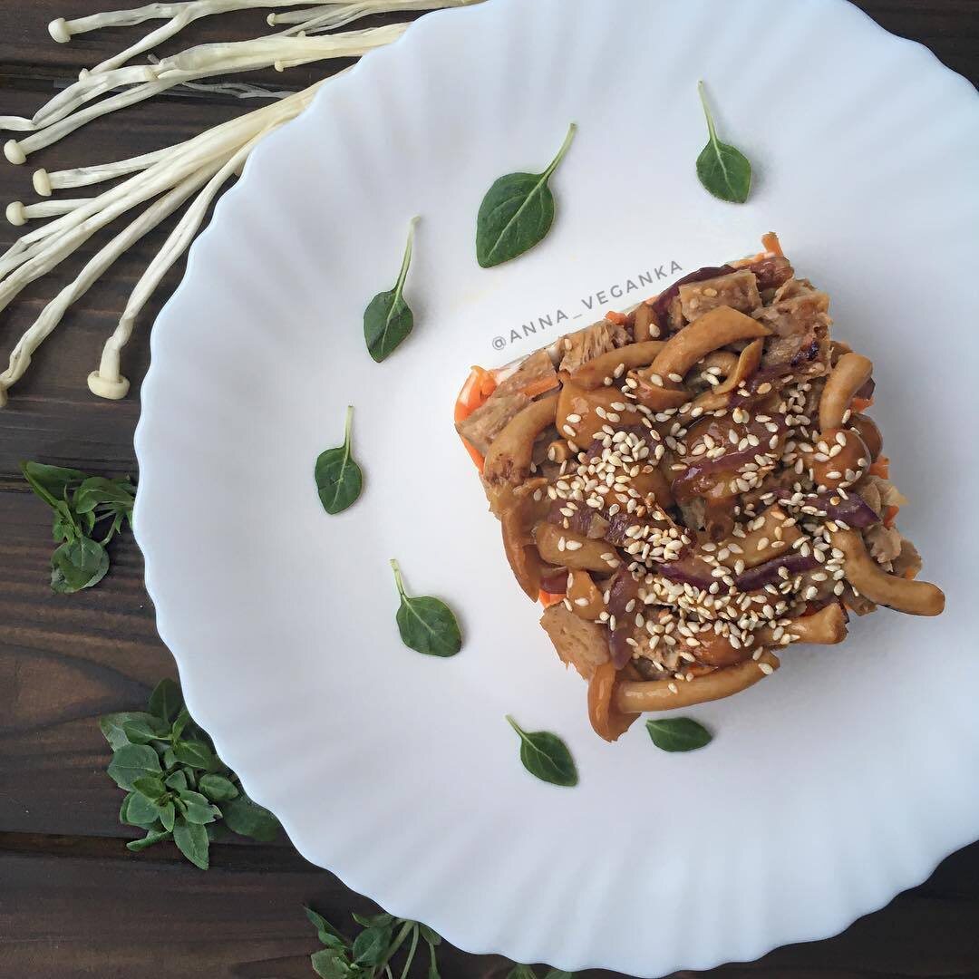 Мой салат "Грибная поляна" - фото из 2016 года