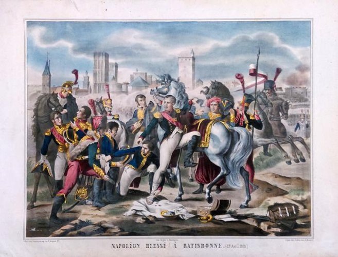 Вокруг света: как был ранен Наполеон под Регенсбургом?