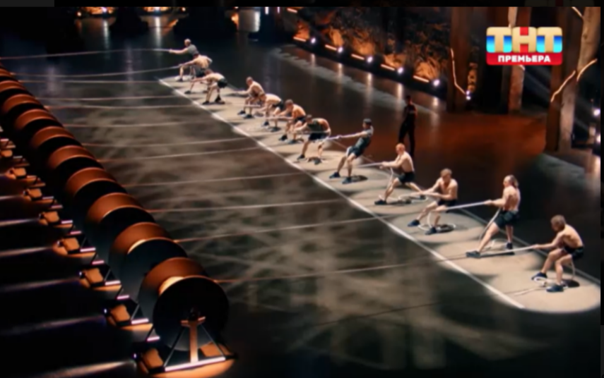 Скриншот с финала шоу "Титаны" 3 сезон 