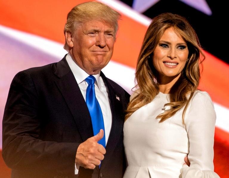 Дональд и Мелания Трамп