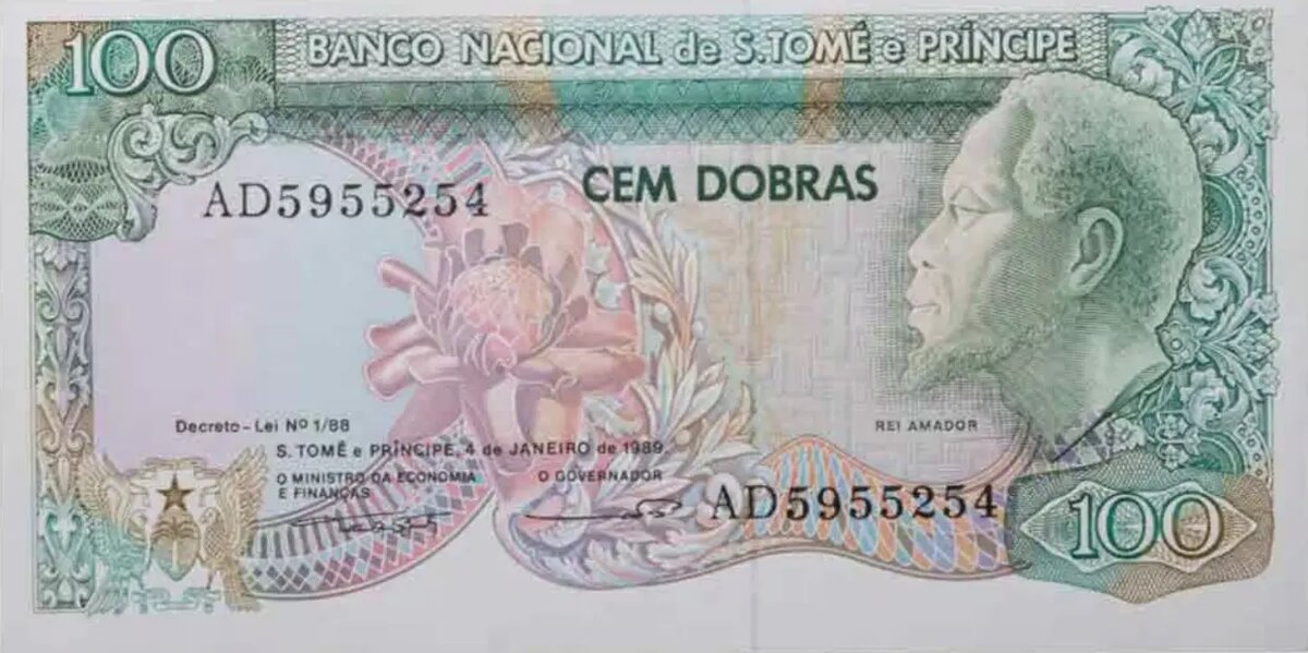 Сан-Томе и Принсипи 100 добра 1989 год