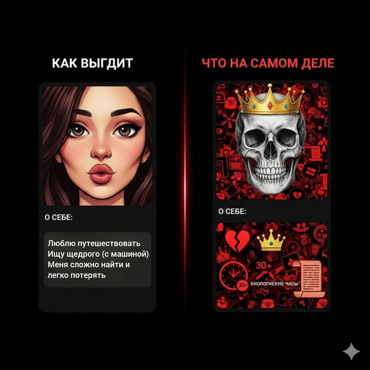 Типичная ситуация на сайте знакомств.