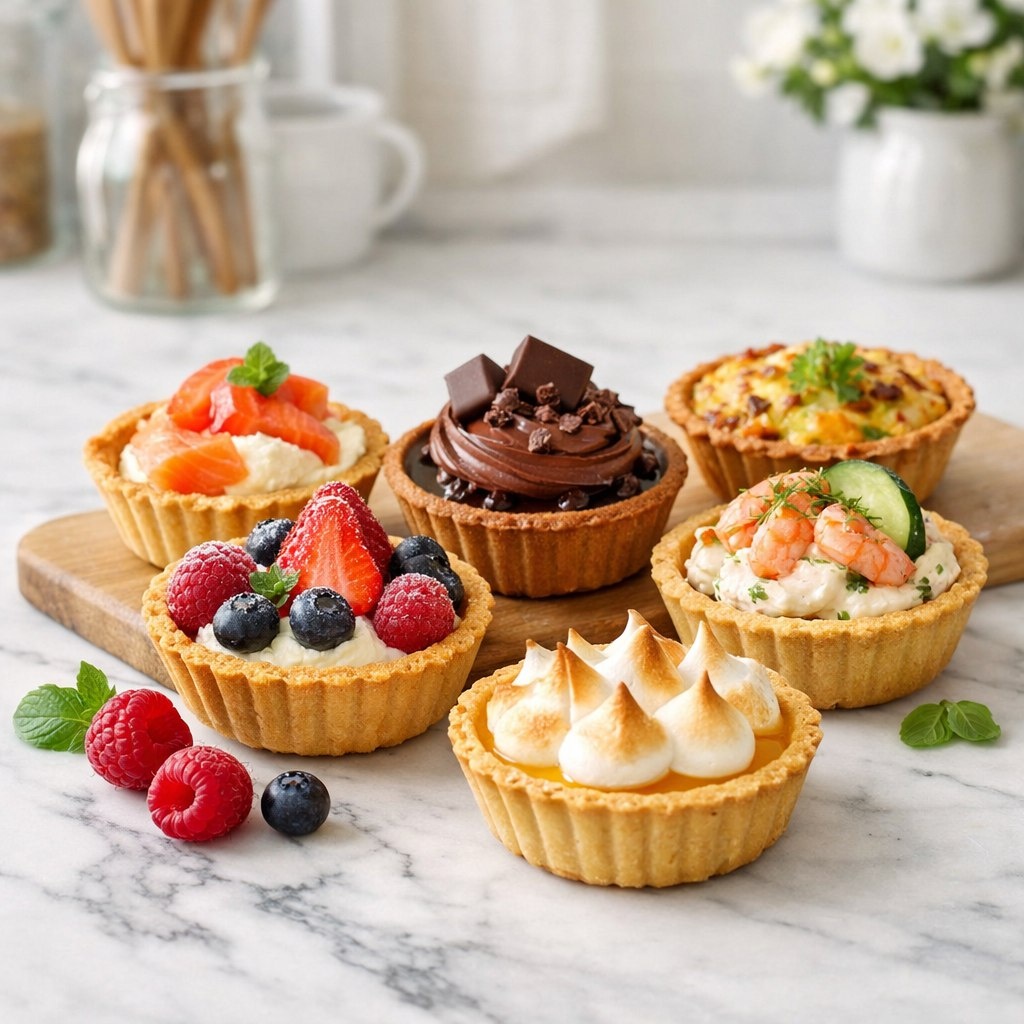 30 диетических начинок для тарталеток