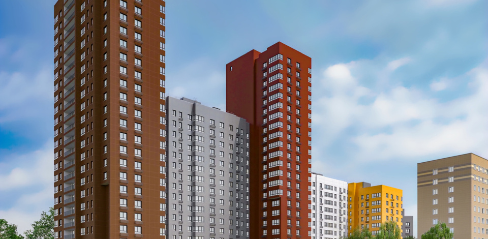     На Большой Очаковской улице ведется строительство жилого комплекса по программе реновации