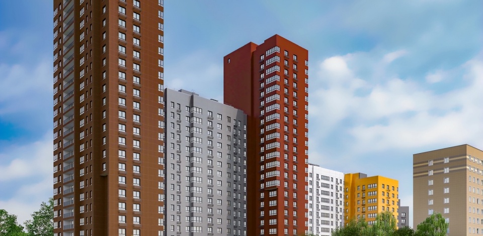 На Большой Очаковской улице ведется строительство жилого комплекса по программе реновации