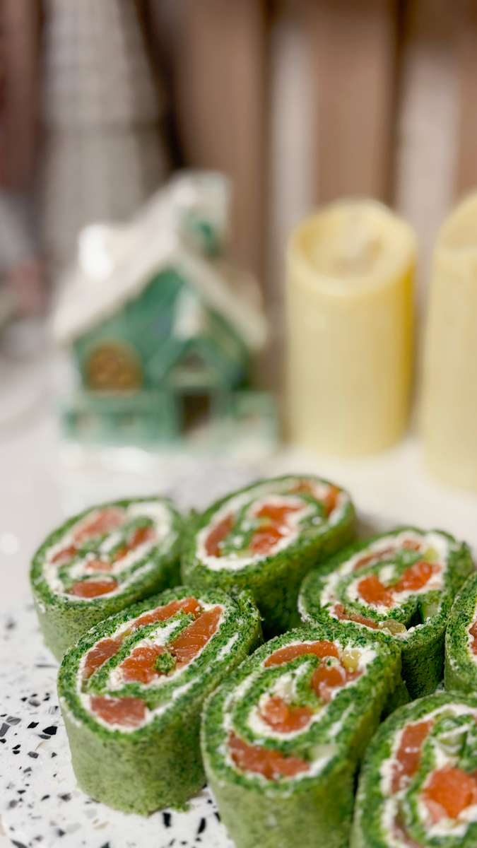 Шпинатный рулет 