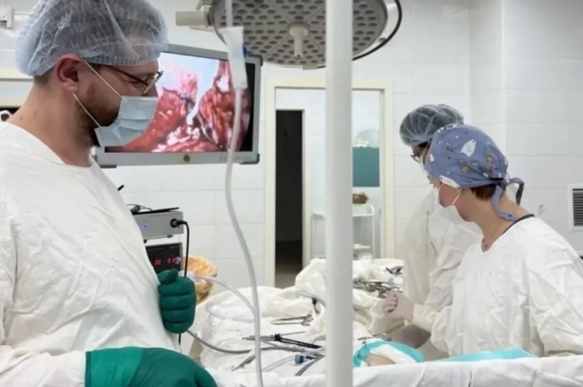    Хирурги Республики Алтай освоили новый метод операций на легких у детей