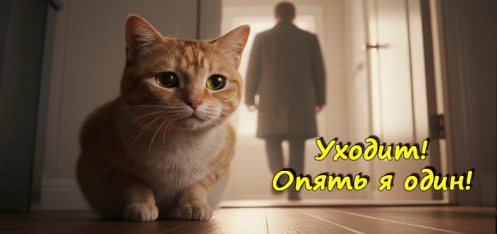 Скучающий кот