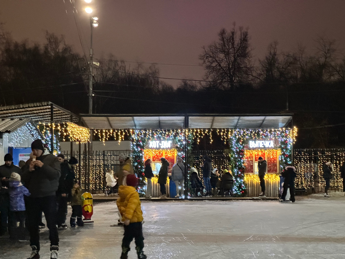 Личное фото. На катке 