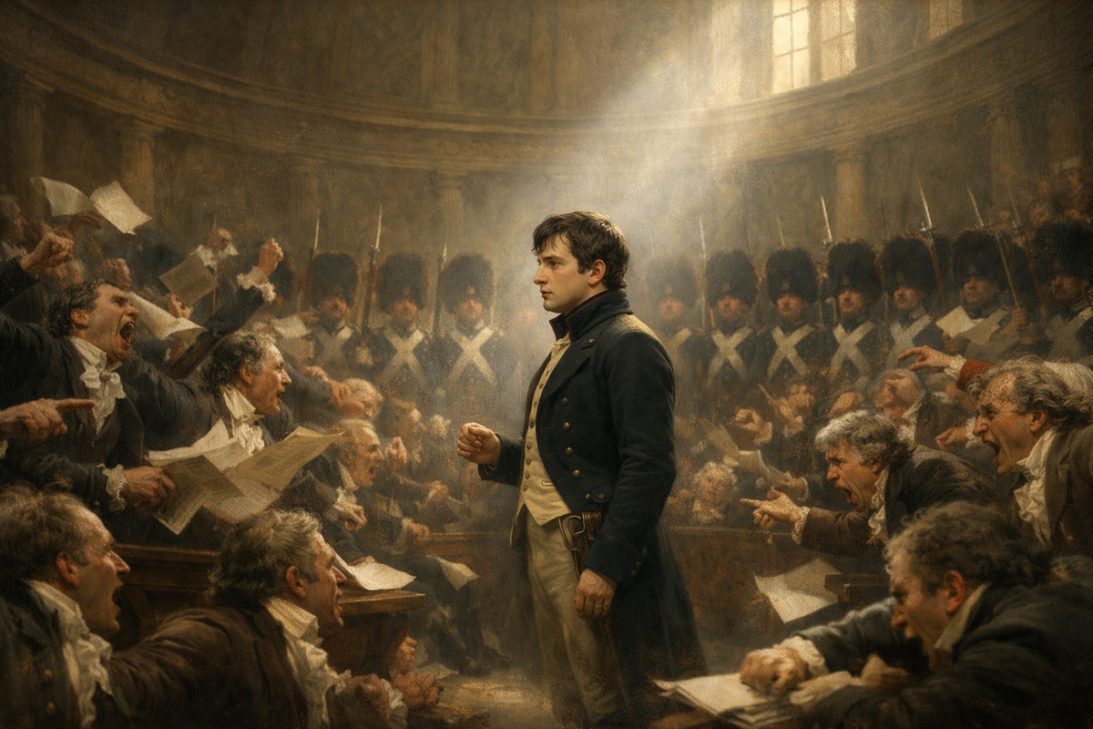 Когда толпа кричит — настоящий властитель молчит. Потому что знает: за ним — сила, а за ними — только страх