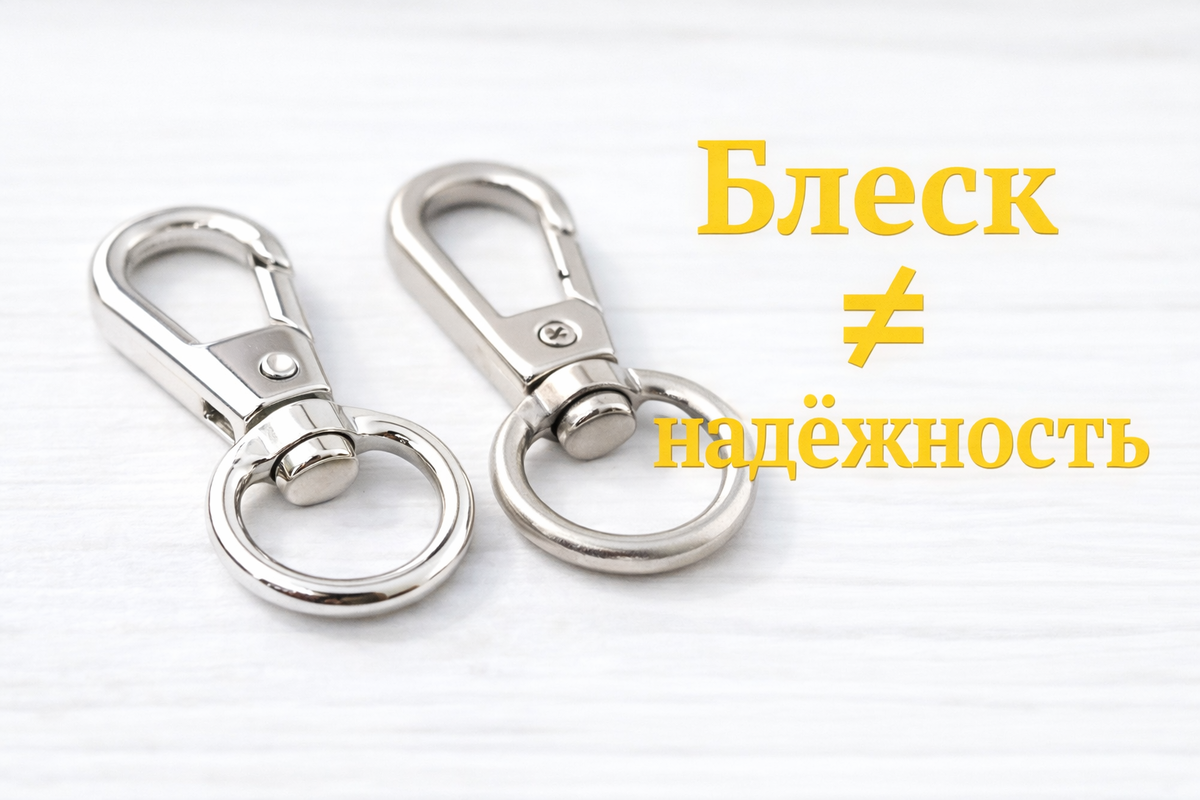 Слева - дешёвый, справа - качественный карабин? Как считаете?