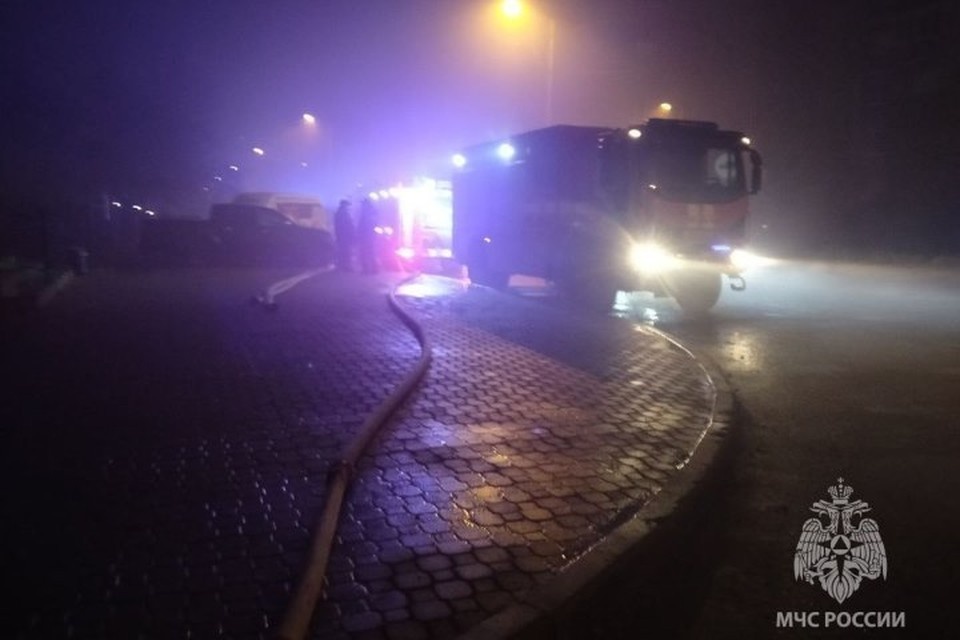    Огонь распространился почти на полтора квадратных километра. пресс-служба МЧС Калининградской области